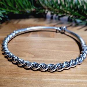 Fine Silver Viking Arm Ring - Oslo