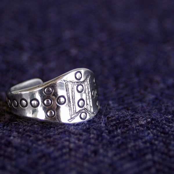 Sterling Silver Viking Ring - Gjøvik