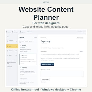 Website Content Planner for Web Designers — Offline Browser Tool