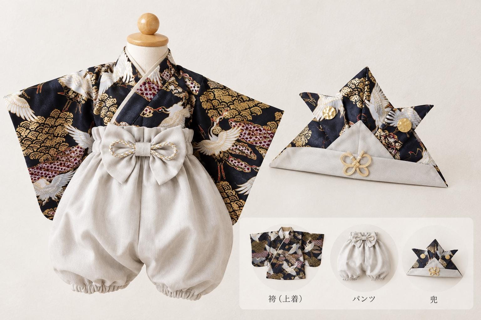 【AI】キッズ袴「Urban Patchwork Hakama」 Hakama Baby - Etsy