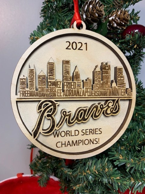 Atlanta Braves™ 2021 World Series Ornament - Digital Dreambook