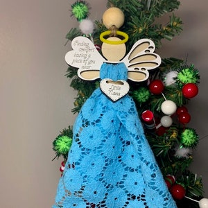Angel Memorial Ornament Fabric Angel Ornament Clothing angel