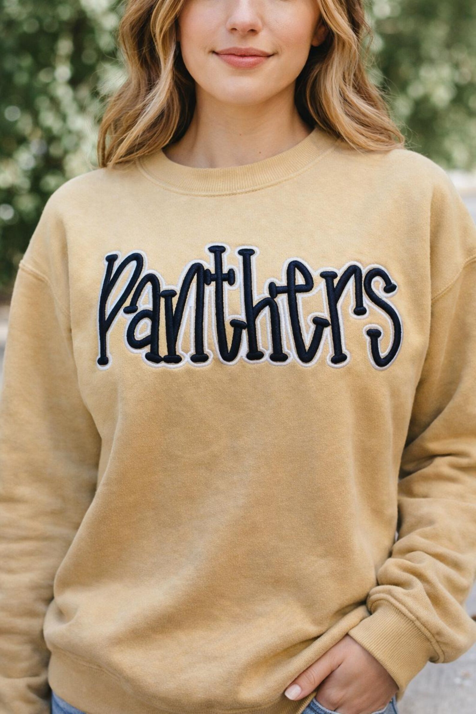 Trampoline Fleece Full Sleeves Wildcats Text Printed Winter Hooded Sweatshirt - Green main image 1