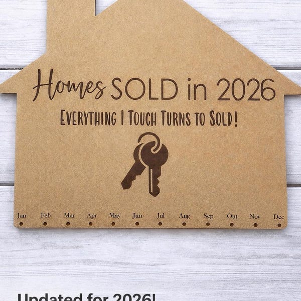 Realtor Celebration Sign, Homes Sold, Sold, Realtor