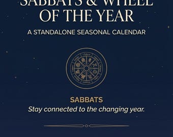 2027 Sabbats and Wheel of the Year Digital Calendar | UK