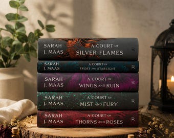 Cofanetto con copertina rigida di "A Court of Thorns and Roses" / Collezione completa di Sarah J. Maas