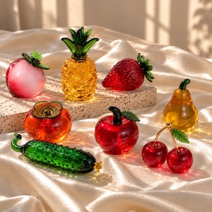 Mercury glass fruit