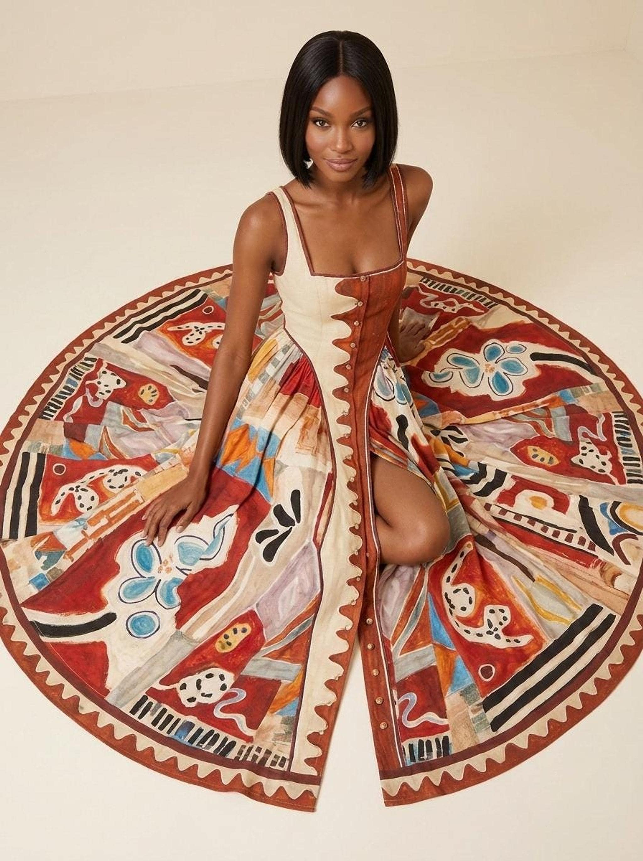 Terracotta Boho Dress