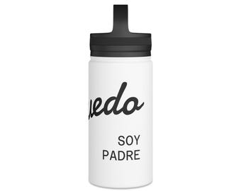 I can't I'm a father Water Bottle | Stainless Steel Bottle with Handle Lid