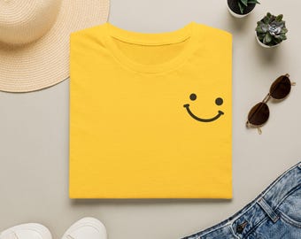 Smiley Face Chest T-Shirt | Adding Charisma Edition