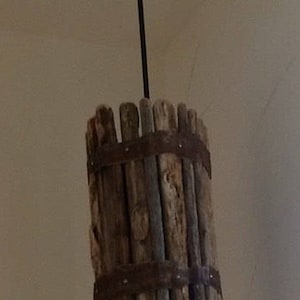Home Decor Pendant Light - Saguaro Cactus Rib Pendant Lights