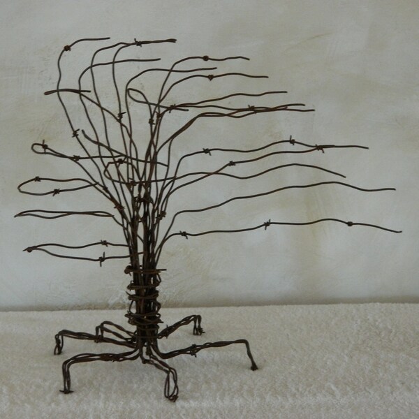 Haboob Barb-Wire Tree Sculpture