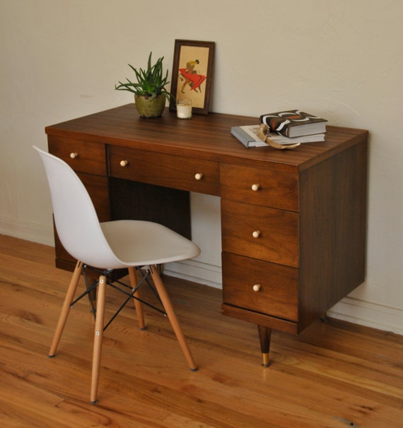 Items similar to Vintage Danish Mid Century Desk on Etsy