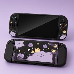Nintendo Switch 2用マットハードケース、ディトパターン保護カバー、耐衝撃コンソールシェル、Joy-Conアクセサリー