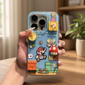 Mario phone case - Etsy 日本
