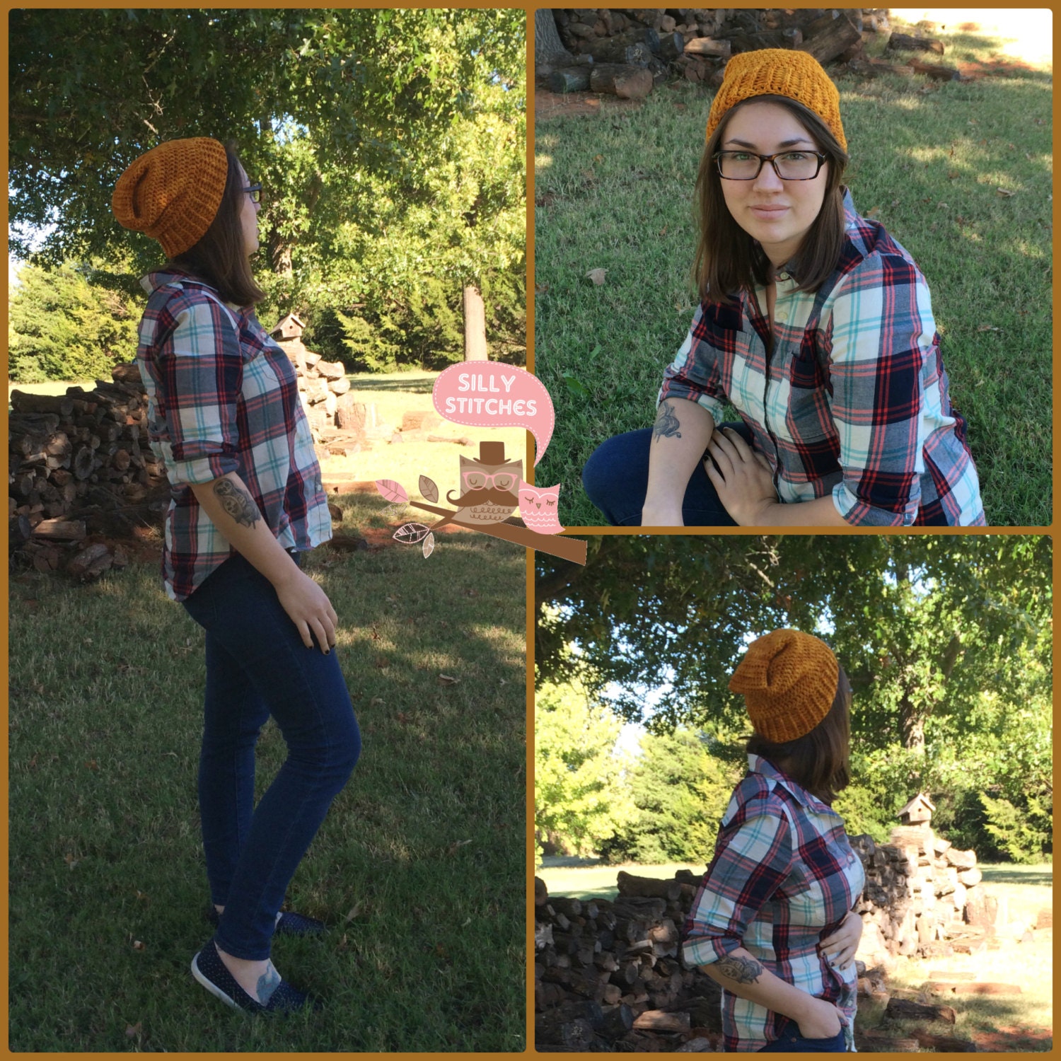 30 Hipster Slouchy Beanie Crochet Patterns for Stylish DIY Hats 34 Urban Nomad Slouch Beanie Pattern