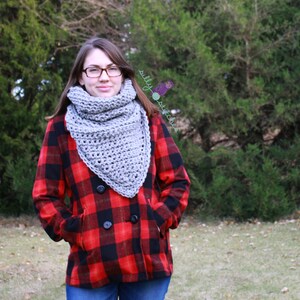 Swathe Chunky Cowl Hood ***Crochet Pattern only***
