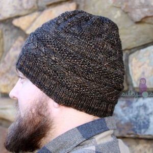 Lothbrok Knit Hat Pattern * Viking Beanie * Men Women Unisex Norseman Norse Rugged Stylish