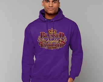 AWDis College Hoodie Blessed & Favoured