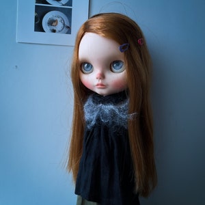 FREE SHIPPING/ Blythe Doll Outfit / 1/6 doll size / knit shawl / wool/sh-02 image 6