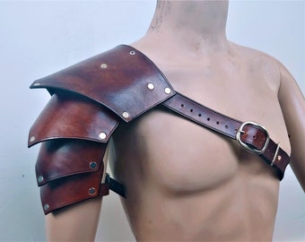 Spallaccio in pelle Armatura in pelle