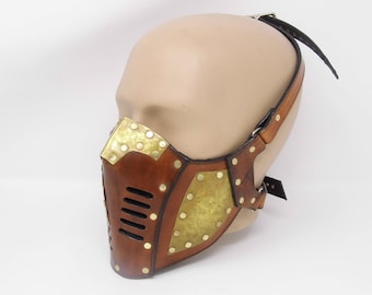 Steampunk Leather Mask