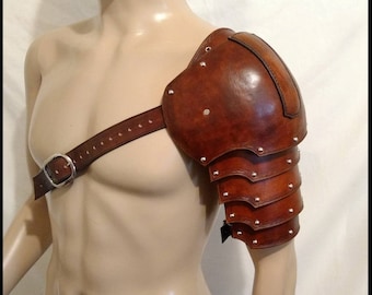 Medieval Leather Pauldron Leather Armor