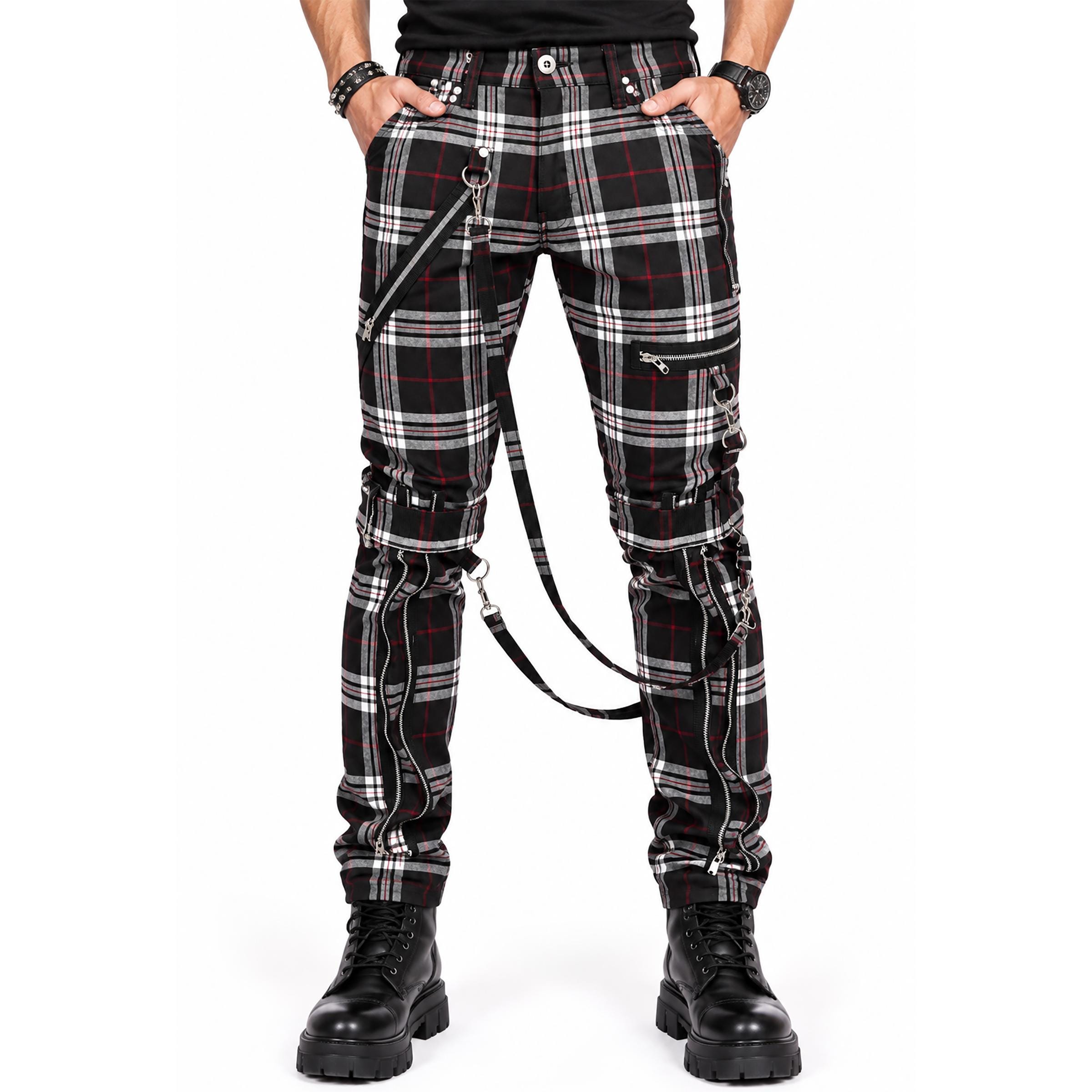 Plaid Bondage Pants - Etsy