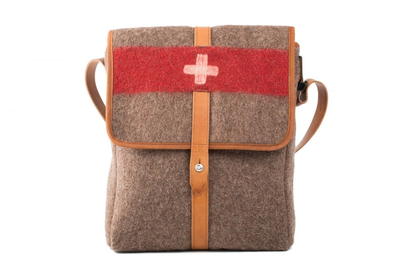 WD46 Swiss Army Recycling Blanket Bag by Karlen Swiss Etsy