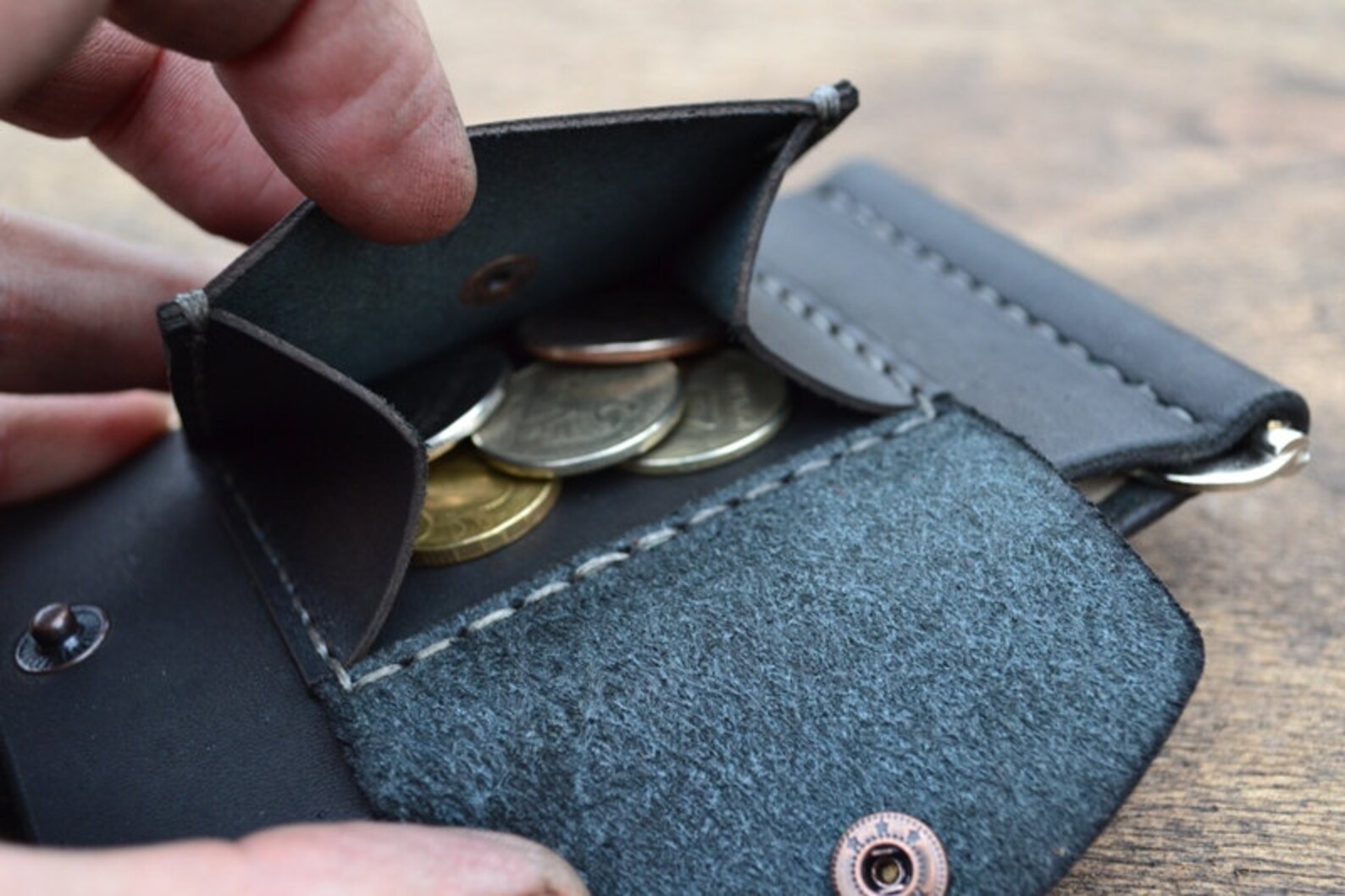 Leather WalletMen WalletLeather Card Holder LeatherHandmade Etsy