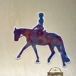 Autocollant de cheval, cheval Boho, autocollant pour ordinateur portable, autocollants de poney, autocollant de cheval mignon, décalque de cheval, tête de cheval, équestre, cheval de fleur, autocollants