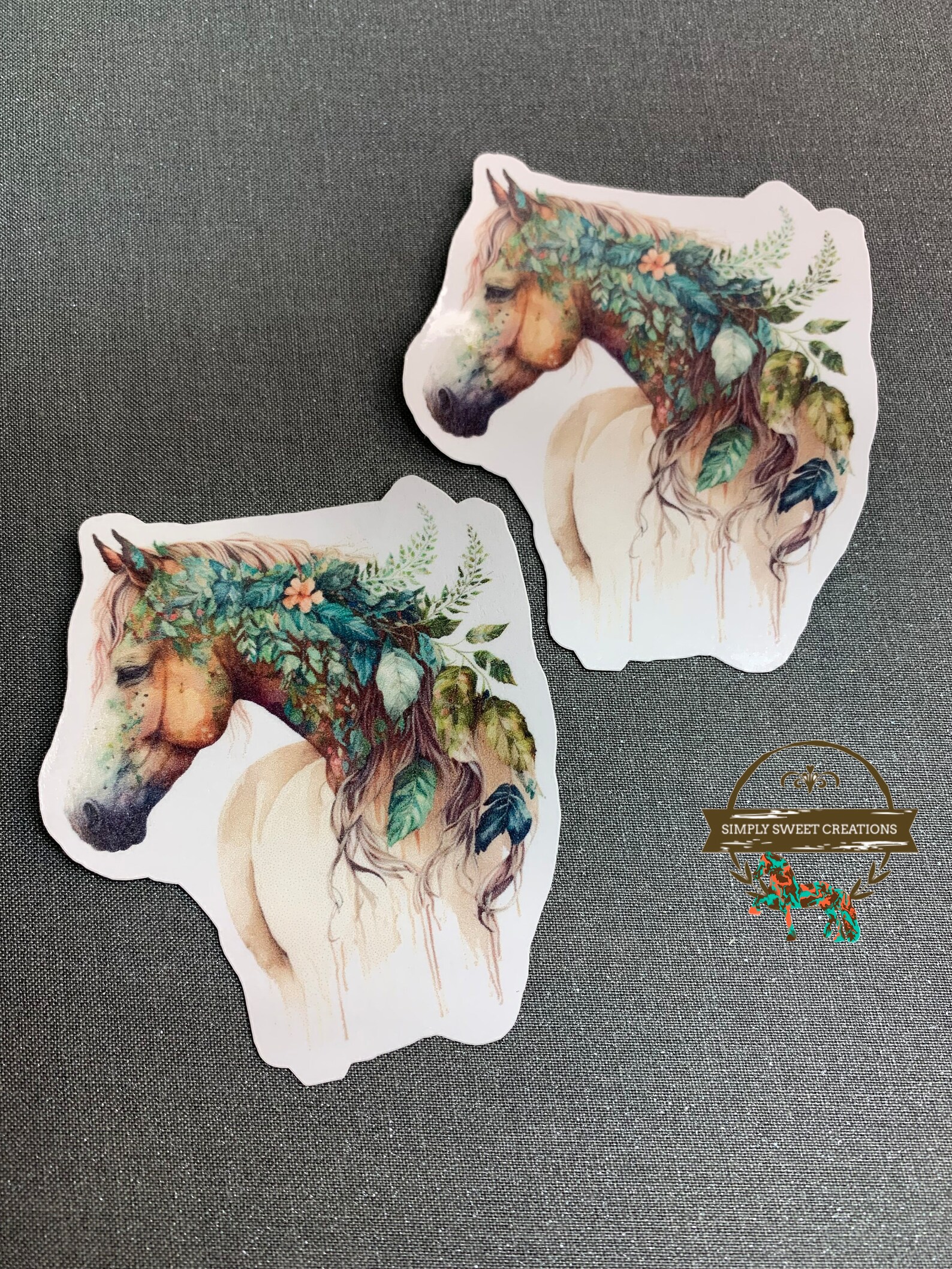 Horse Sticker Boho Horse Laptop Sticker Pony Stickers Cute Etsy