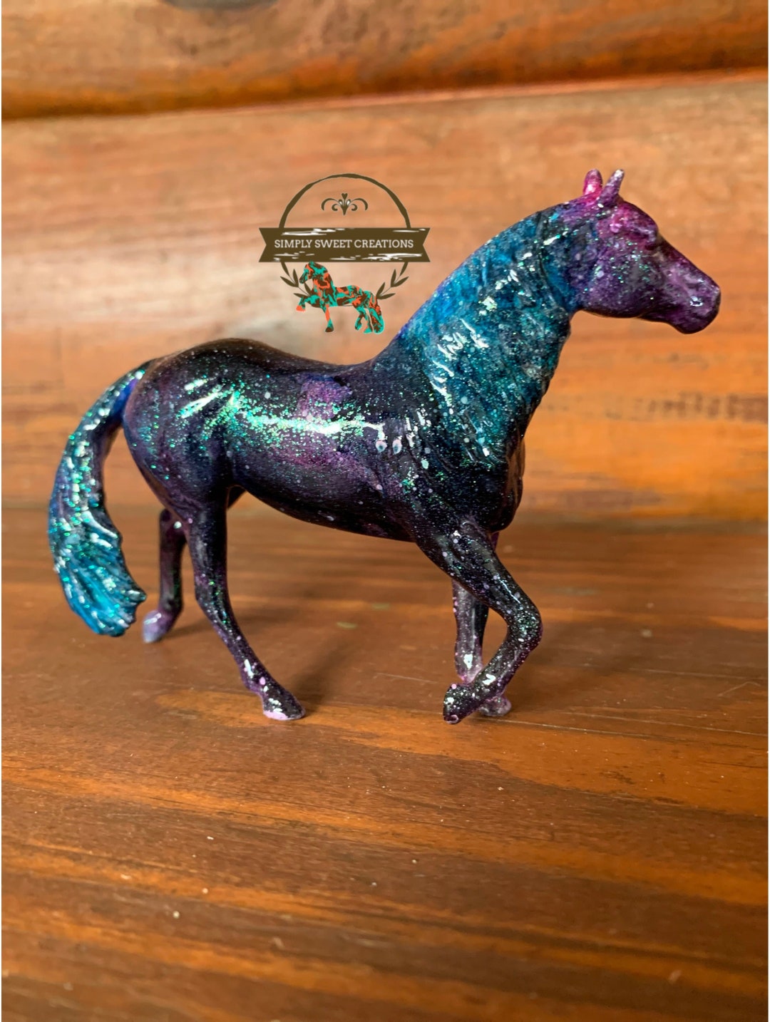 Glow in the Dark Breyer Stablemate Model Horse Custom Original Etsy
