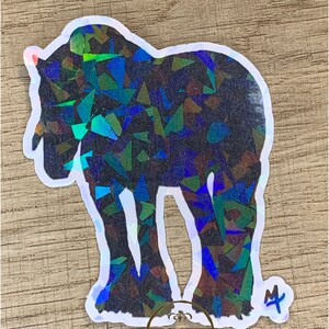 Bellissimo cavallo, adesivo cavallo, cavallo nero, adesivo per laptop, adesivi pony, adesivo cavallo carino, decalcomania cavallo, arte cavallo, opere d'arte originali