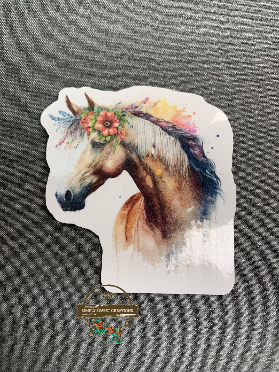 Horse Sticker, Boho Horse, Laptop Sticker, Pony Stickers, Cute Horse