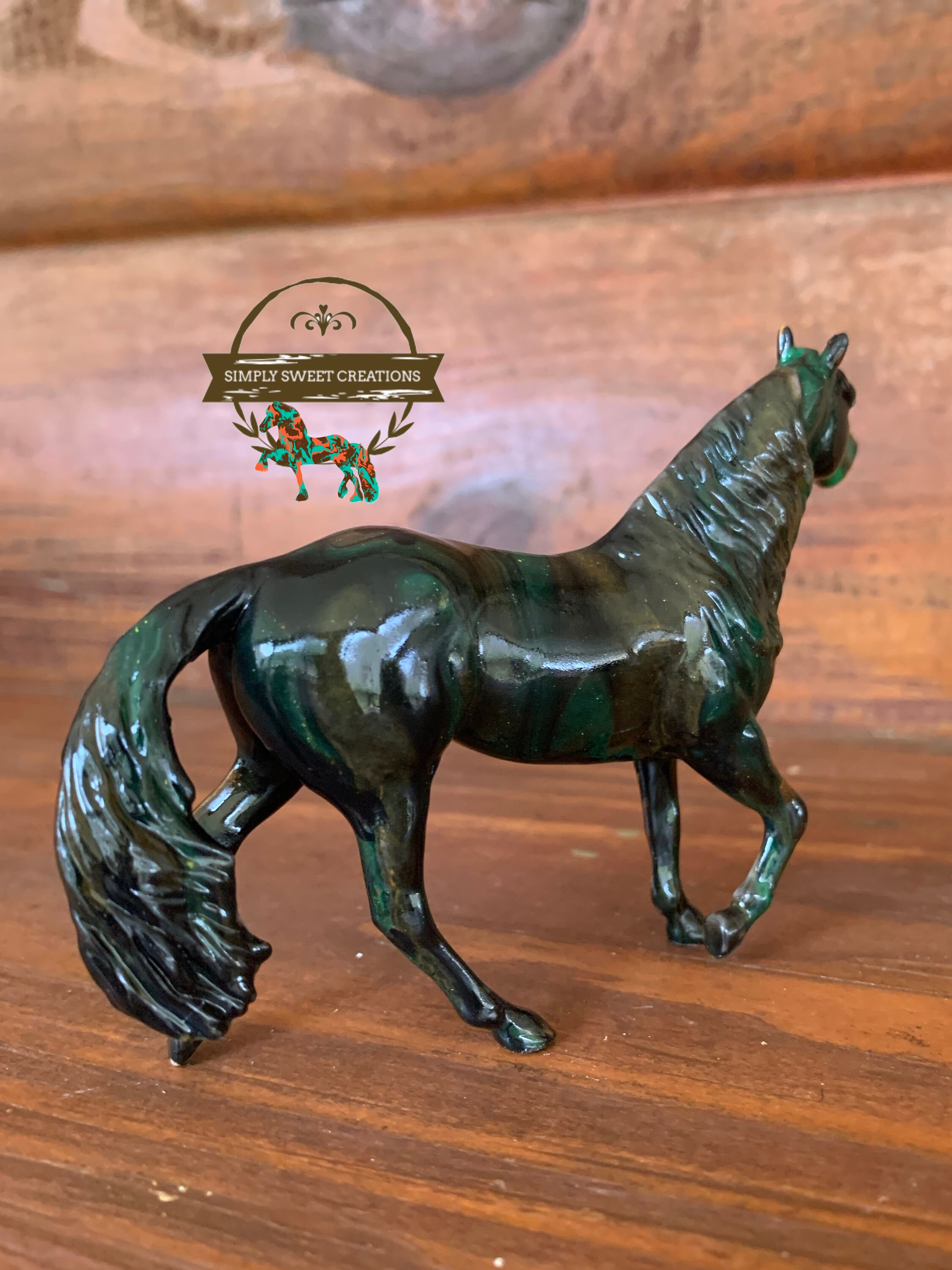Glow in the Dark Breyer Stablemate Model Horse Blacklight Etsy