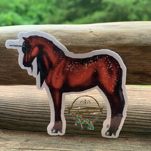 Einhorn Aufkleber, Pferd Aufkleber, Einhorn, Laptop Aufkleber, Pony Aufkleber, niedlicher Einhorn Aufkleber, Einhorn Aufkleber, Einhorn Kunst, Original Kunstwerk
