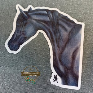 Schönes Pferd, Pferdeaufkleber, Pferd, Laptop-Aufkleber, Pony-Aufkleber, niedlicher Pferdeaufkleber, Pferdeaufkleber, Pferdekunst, Originalkunstwerk, Araber