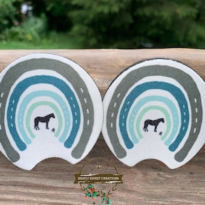 Car Coasters Set of 2, Car Accessories, Glow in the Dark Cup Holder,  Coasters, Coaster Set, Car Gifts, Vehicle Coasters, Car Cup Coasters 