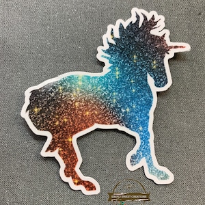Einhorn, Einhorn Aufkleber, Pferd Aufkleber, Glitzer Einhorn, Laptop Aufkleber, Pferde Aufkleber, niedliches Pferd Aufkleber, Einhorn Aufkleber, Glitzer