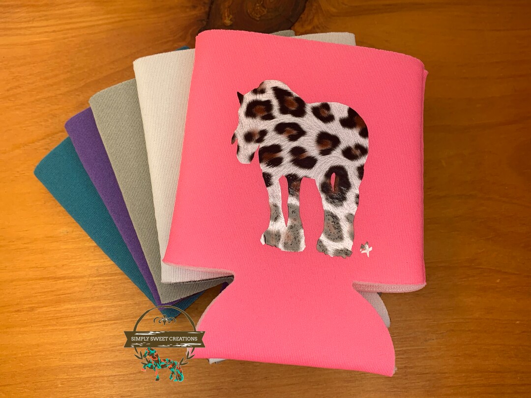 Cheetah Horse Horse Can Cooler Can Cooler Horse Can Hugger Etsy