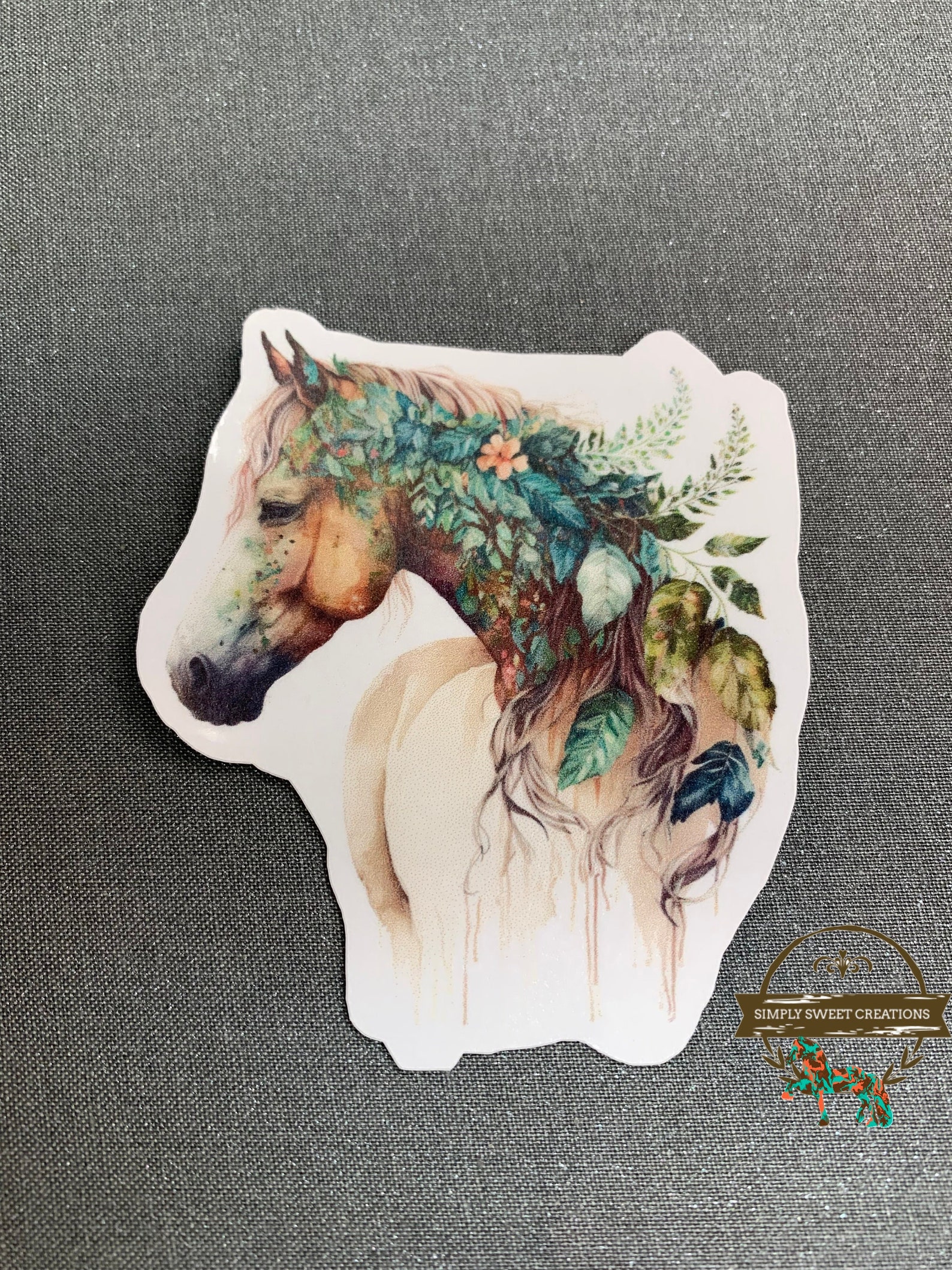Horse Sticker Boho Horse Laptop Sticker Pony Stickers Cute Etsy