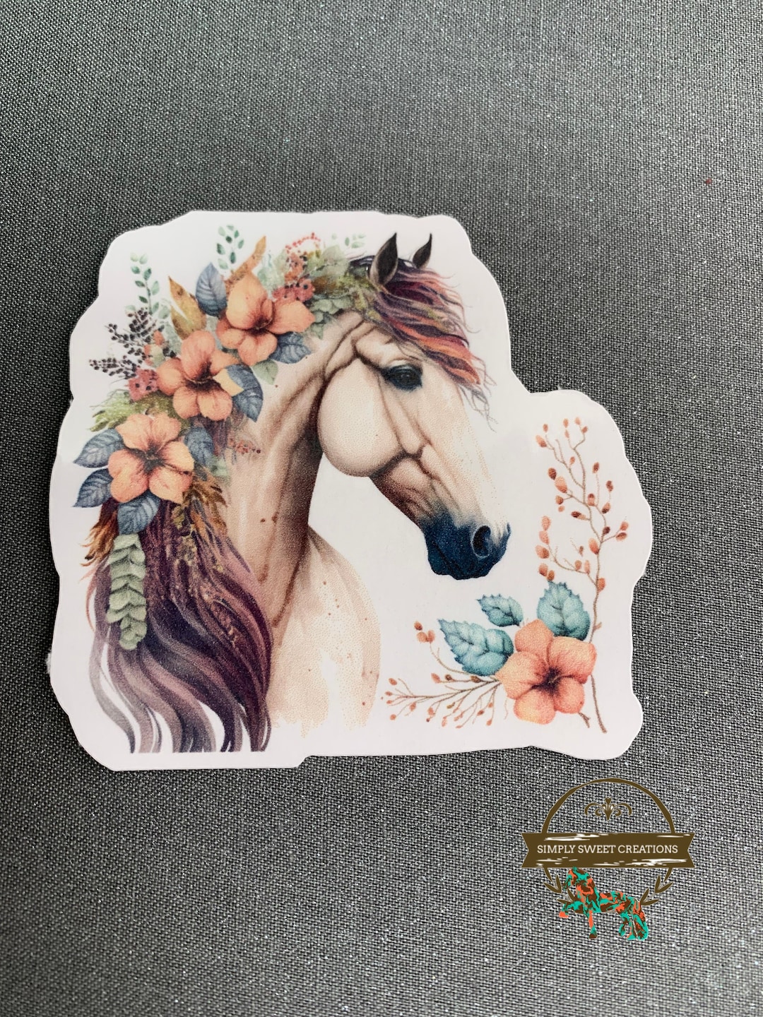 Horse Sticker Boho Horse Laptop Sticker Pony Stickers Cute Etsy