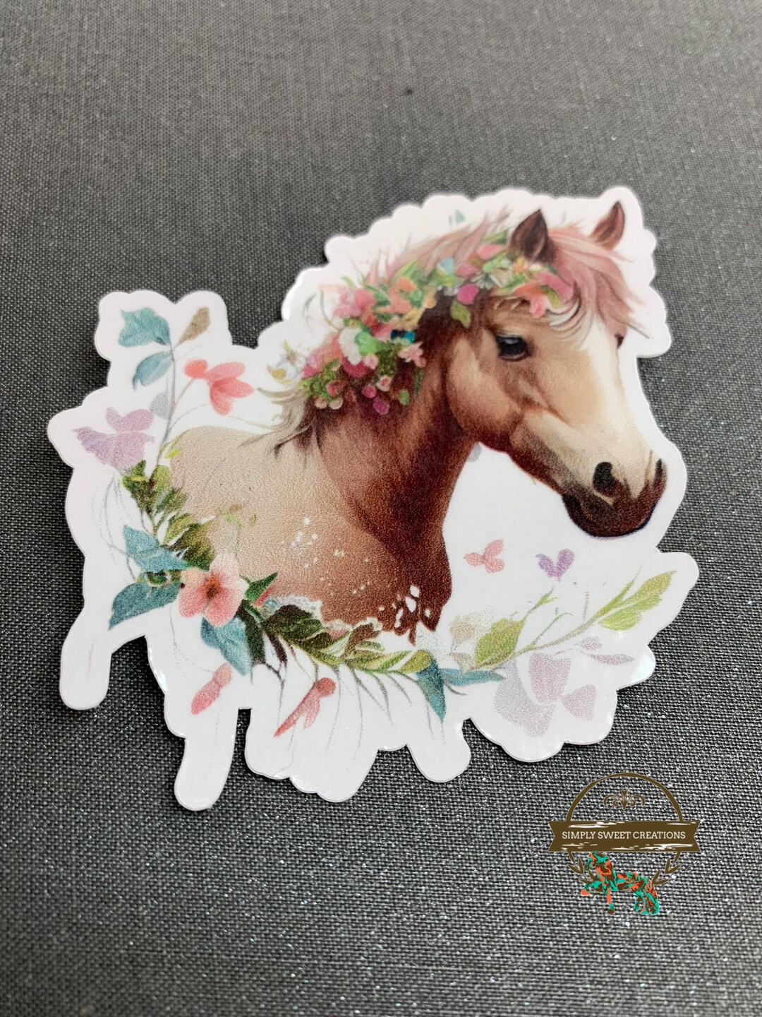 Horse Sticker, Boho Horse, Laptop Sticker, Pony Stickers, Cute Horse
