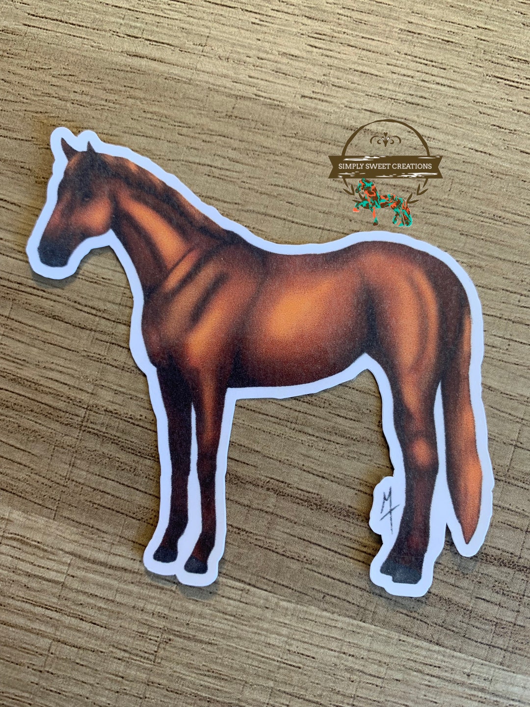 Beautiful Horse, Horse Sticker, Grey Horse, Laptop Sticker, Pony