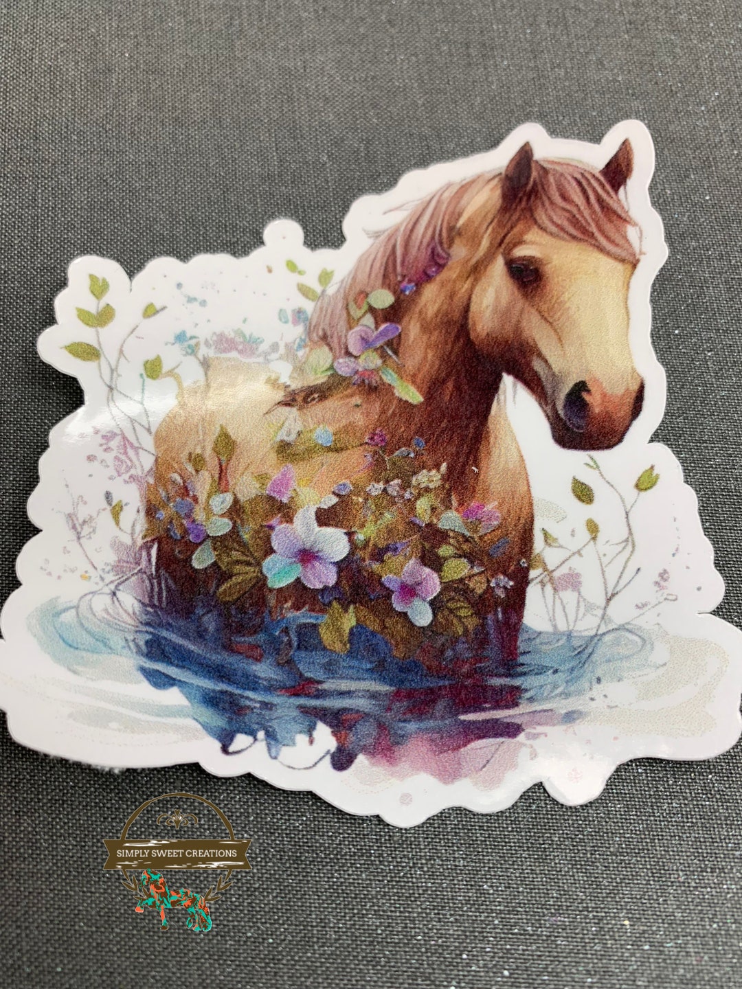 Horse Sticker Boho Horse Laptop Sticker Pony Stickers Cute Etsy