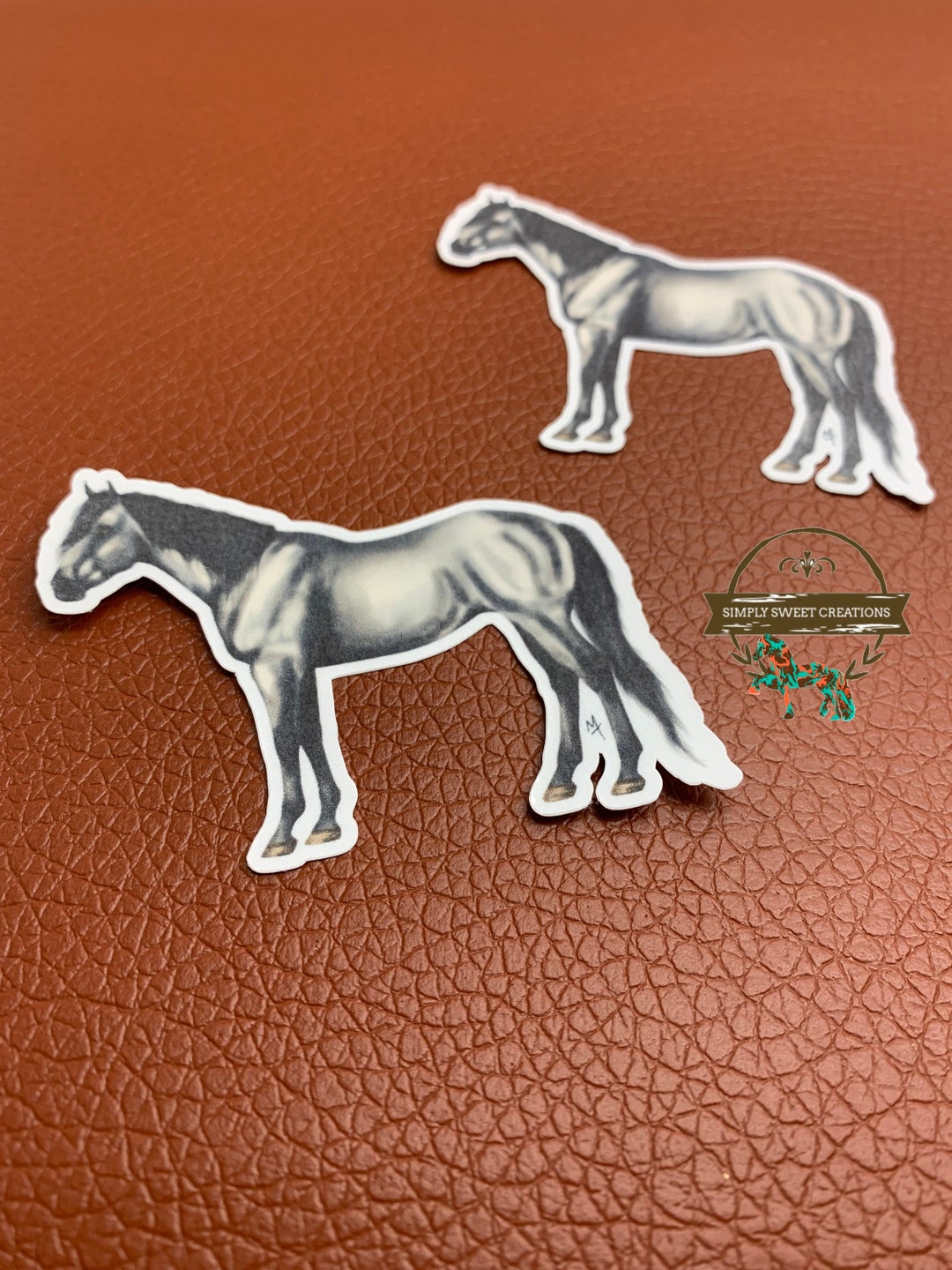 Beautiful Horse, Horse Sticker, Grey Horse, Laptop Sticker, Pony