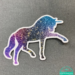 Einhorn, Einhorn Aufkleber, Pferd Aufkleber, Glitzer Einhorn, Laptop Aufkleber, Pferde Aufkleber, niedliches Pferd Aufkleber, Einhorn Aufkleber, Glitzer