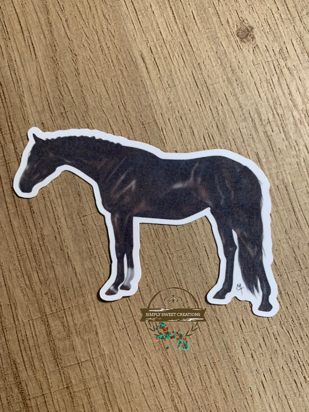 Beautiful Horse, Horse Sticker, Grey Horse, Laptop Sticker, Pony