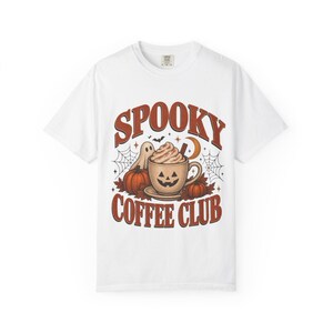 Spooky Book Club T-shirt, Vintage Ghost Reading Shirt, Herfstcadeau voor lezers afbeelding 2